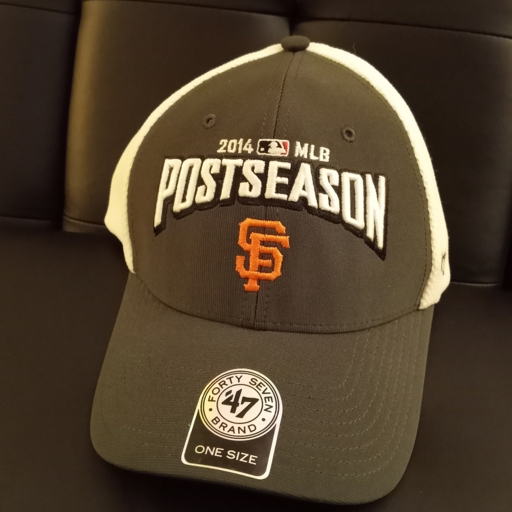 San Francisco Giants Baseball Cap 2014 Postseason 47 Brand VelCro Back Nwt
